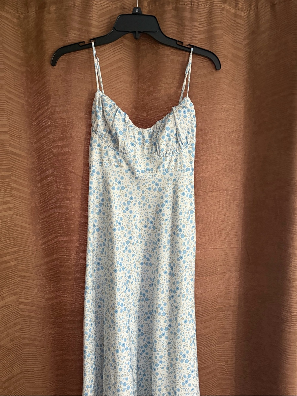 Maxi Amara Dress Princess Polly with Blue Floral Print
